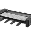 STEINBORG SB-2220 Raclette Grill für 8 Personen mit Teilbarer Kombinierter Grillfläche 1500 Watt< Pfannen|Haushaltsgeräte