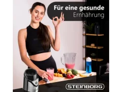 Outlet STEINBORG SB-7030 Standmixer mit To-Go Becher Glaskrug BPA-Frei 500 Watt