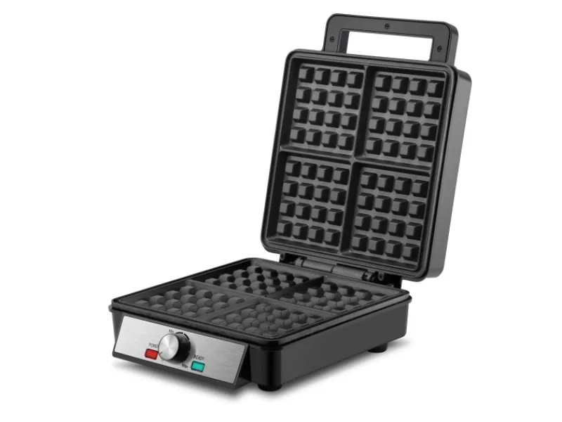 Outlet STEINBORG SB-2060 Waffeleisen für 4 Waffeln Antihaftbeschichtung 1200 Watt