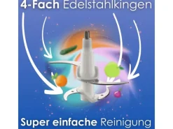 STEINBORG SB-2640 Zerkleinerer mit Glasbehälter Elektrisch 1,8L 500 Watt< Haushaltsgeräte