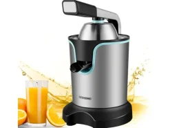 STEINBORG SB-7051 Zitruspresse Saftpresse Edelstahlgehäuse 800 Watt< Haushaltsgeräte