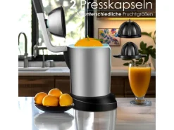 STEINBORG SB-7051 Zitruspresse Saftpresse Edelstahlgehäuse 800 Watt< Haushaltsgeräte