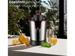STEINBORG Haushaltsgeräte<SB-7050 Zitruspresse Saftpresse Edelstahlgehäuse 300 Watt