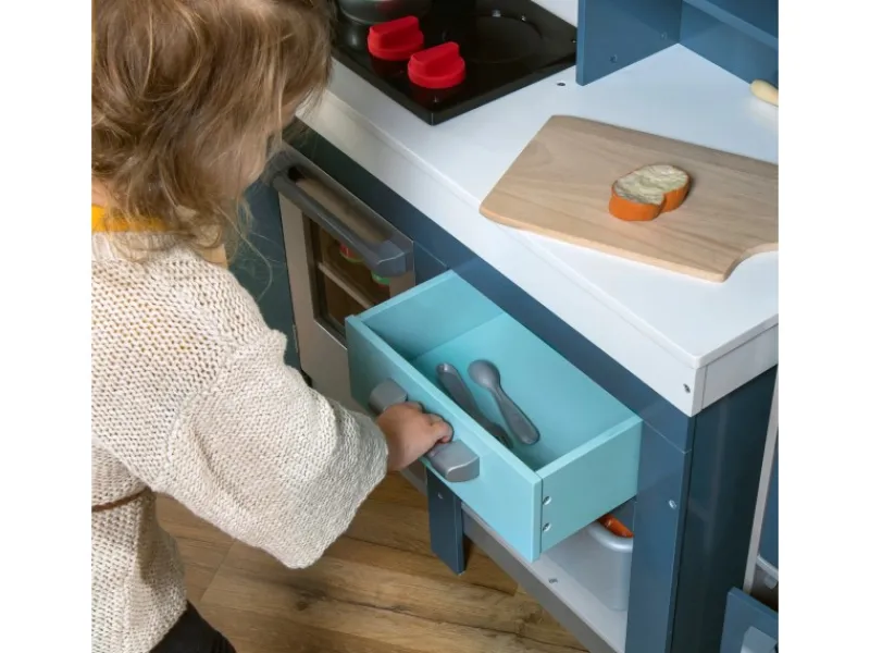 Step2 Spielküche Grand Walk In Wood Kitchen< Herde