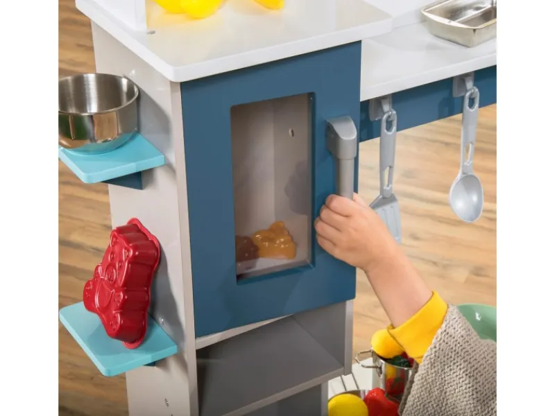 Step2 Spielküche Grand Walk In Wood Kitchen< Herde