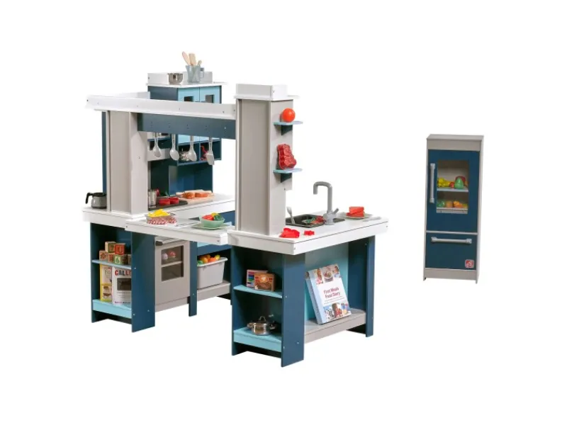 Step2 Spielküche Grand Walk In Wood Kitchen< Herde
