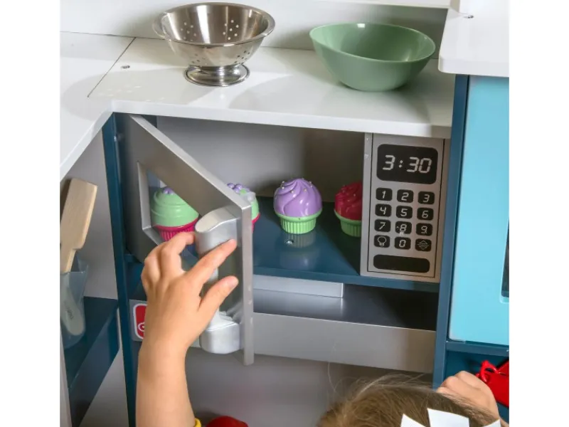 Step2 Spielküche Grand Walk In Wood Kitchen< Herde