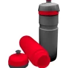 Steuber Küchenhelfer<Fahrradtrinkflasche ca. 700 ml Grau-Rot