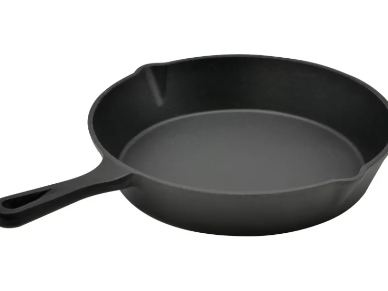 Steuber Herde<Grill-Gusspfanne Ø 24 cm Schwarz