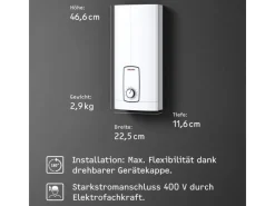 Stiebel Eltron Durchlauferhitzer<Elektronischer Durchlauferhitzer DHB ST TREND 18/21/24 kW Wählbar