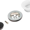 Clearance Stopfen-Ventil mit Ringkunstoff Ø 70 mm Verchromt 5-teilig