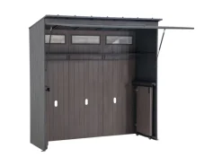 Sunjoy Gartenhaus Mambo für Outdoor Küche 94 cm x 220 cm Anthrazit< Küchenregale