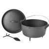 TAINO Dutch Oven Gusseisen 8L Set Deckelheber Ständer Zubehör Cast Iron< Herde|Töpfe