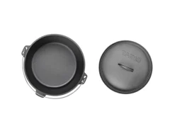 TAINO Dutch Oven Gusseisen 8L Set Deckelheber Ständer Zubehör Cast Iron< Herde|Töpfe