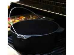 TAINO Dutch Oven 4L Gusseisen Feuertopf Deckelheber Grillzubehör Dopf< Herde|Töpfe