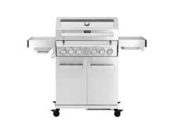 TAINO Platinum Yamara 4+2 Gasgrill Set mit Haube Edelstahl 4 Brenner Sear-Burner Backburner< Schneidebretter