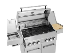TAINO Platinum Yamara 4+2 Gasgrill Set mit Haube Edelstahl 4 Brenner Sear-Burner Backburner< Schneidebretter