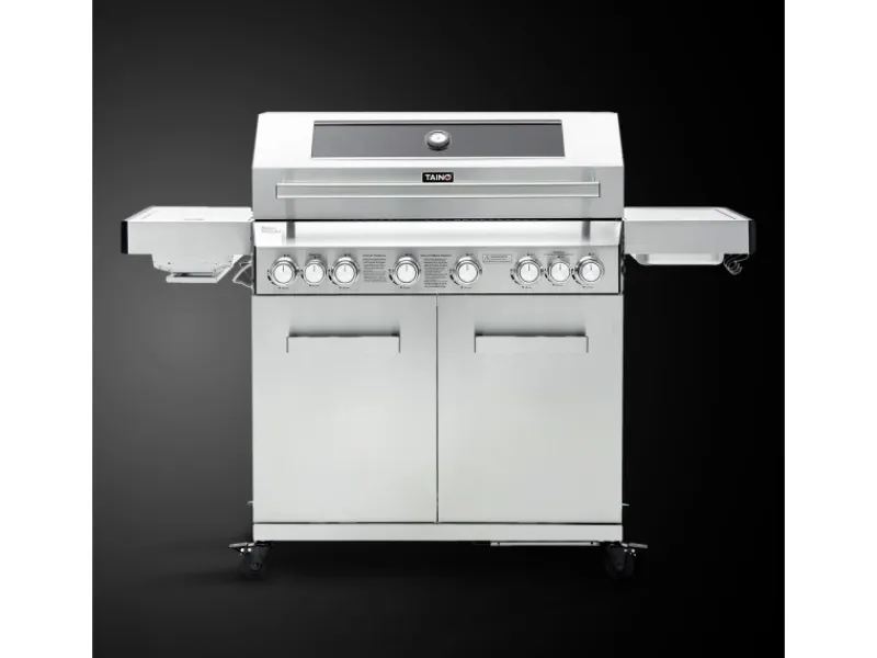 TAINO Schneidebretter<Platinum Yamara 6+2 Gasgrill Edelstahl 6 Brenner Sear-Burner Backburner