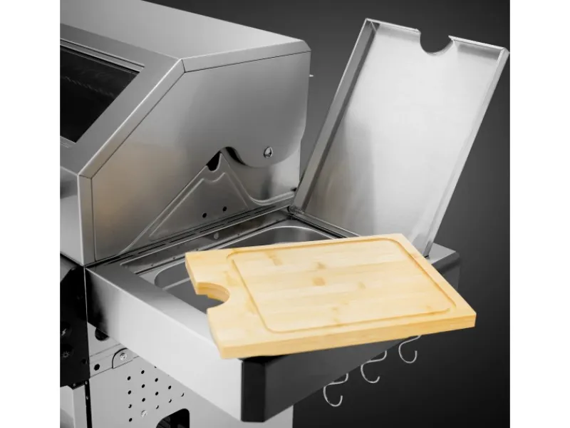 TAINO Schneidebretter<Platinum Yamara 6+2 Gasgrill Edelstahl 6 Brenner Sear-Burner Backburner