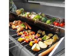 TAINO Schneidebretter<Platinum Yamara 6+2 Gasgrill Edelstahl 6 Brenner Sear-Burner Backburner