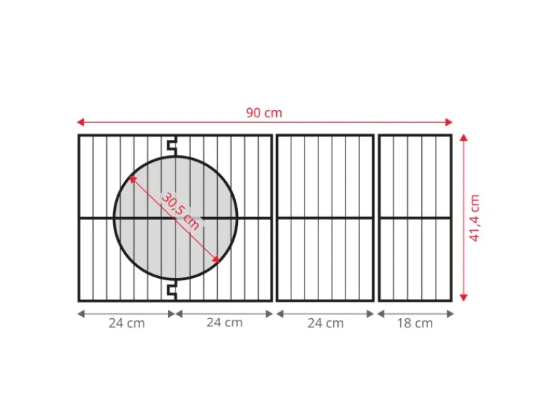 TAINO Schneidebretter<Platinum Yamara 6+2 Gasgrill Edelstahl 6 Brenner Sear-Burner Backburner