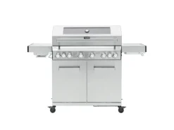 Outlet TAINO Platinum Yamara 6+2 Set Mit Haube Gasgrill Edelstahl 6 Brenner Sear-Burner Backburner