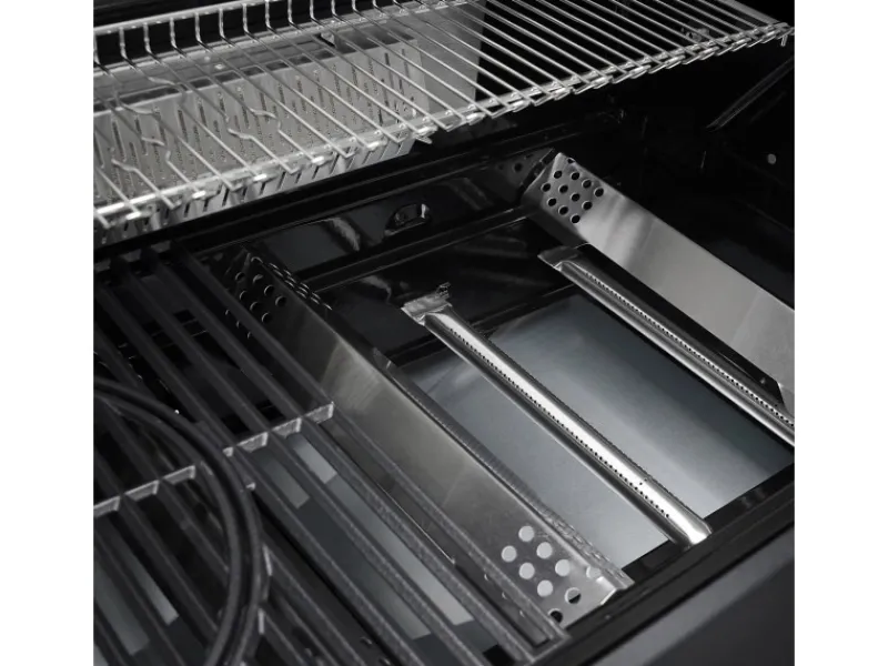 TAINO Schneidebretter<Platinum Yamara Dark 6+2 Gasgrill Set Mit Haube Stahl 6 Brenner Sear-Burner Backburner