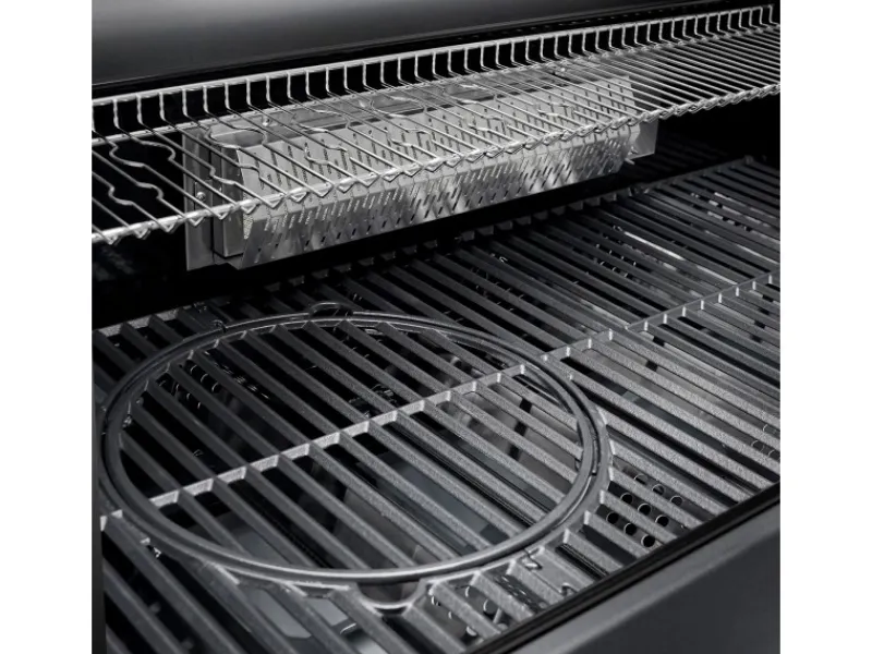 TAINO Schneidebretter<Platinum Yamara Dark 6+2 Gasgrill Set Mit Haube Stahl 6 Brenner Sear-Burner Backburner