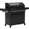 TAINO Schneidebretter<Platinum Yamara Dark 6+2 Gasgrill Stahl 6 Brenner Sear-Burner Backburner