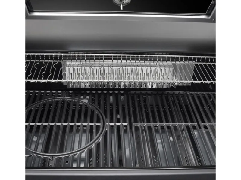 TAINO Schneidebretter<Platinum Yamara Dark 6+2 Gasgrill Stahl 6 Brenner Sear-Burner Backburner