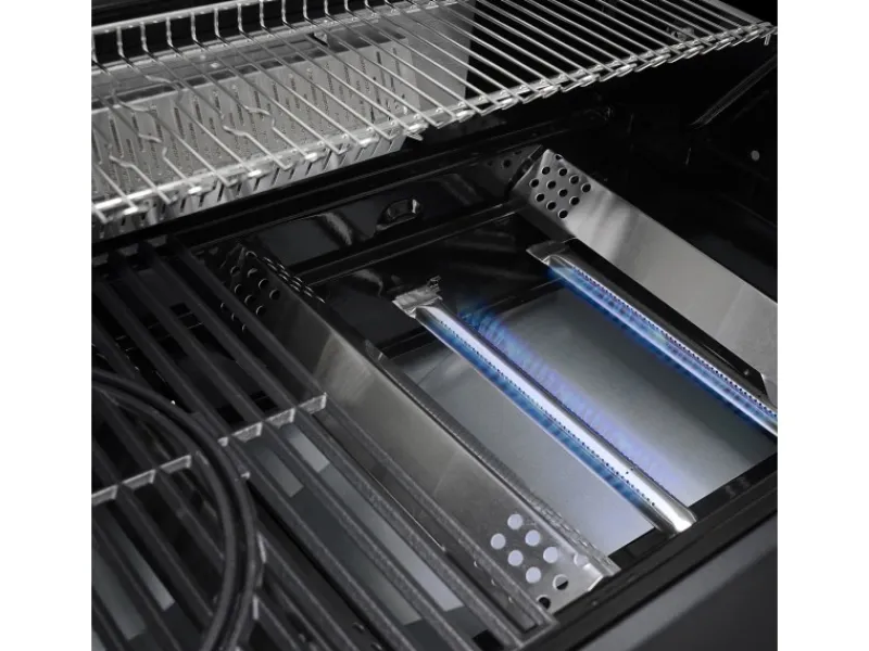 TAINO Schneidebretter<Platinum Yamara Dark 6+2 Gasgrill Stahl 6 Brenner Sear-Burner Backburner