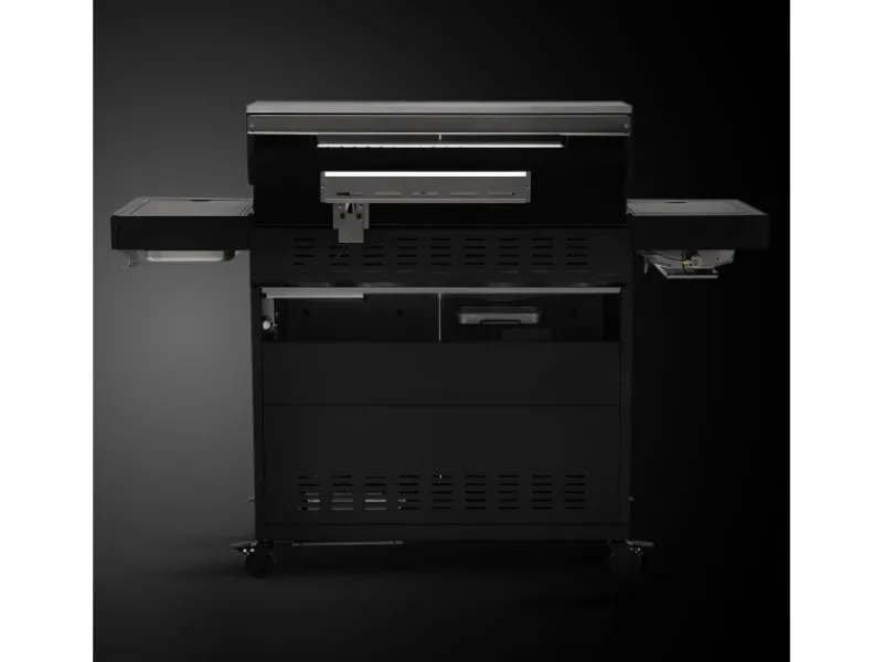 TAINO Schneidebretter<Platinum Yamara Dark 6+2 Gasgrill Stahl 6 Brenner Sear-Burner Backburner
