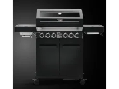 TAINO Schneidebretter<Platinum Yamara Dark 4+2 Gasgrill Stahl 4 Brenner Sear-Burner Backburner