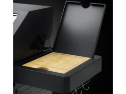 TAINO Schneidebretter<Platinum Yamara Dark 4+2 Gasgrill Stahl 4 Brenner Sear-Burner Backburner