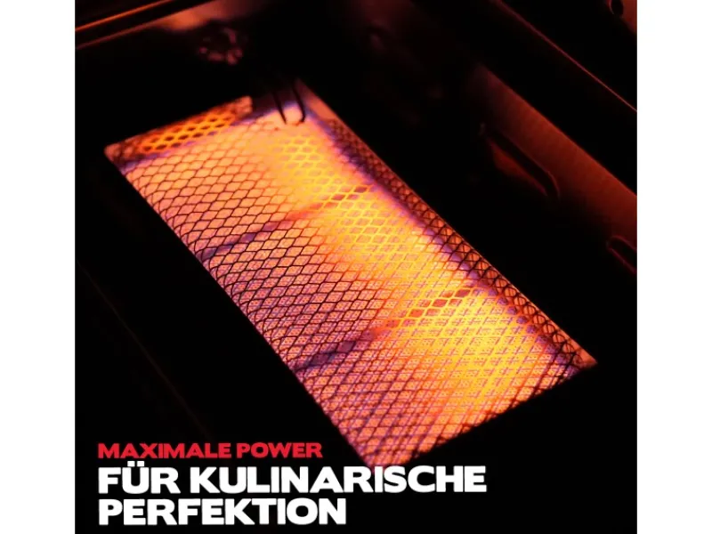 TAINO Schneidebretter<Platinum Yamara Dark 4+2 Gasgrill Stahl 4 Brenner Sear-Burner Backburner