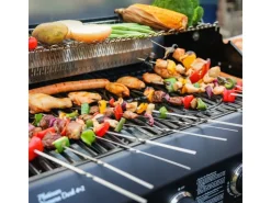 TAINO Platinum Yamara Dark 4+2 Set Mit Haube Gasgrill Stahl 4 Brenner Sear-Burner Backburner< Schneidebretter