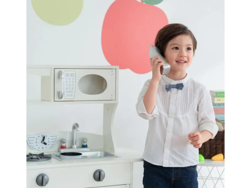 Kühlschränke<Teamson Kids Kinderküche Spielküche mit Zubehör für Kinder Weiß