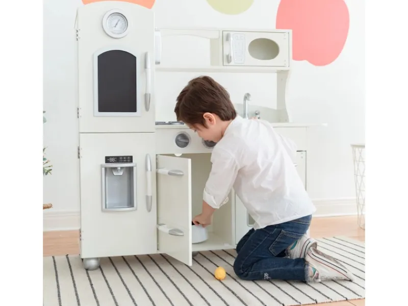 Kühlschränke<Teamson Kids Kinderküche Spielküche mit Zubehör für Kinder Weiß