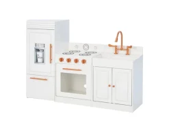 Herde|Kühlschränke<Teamson Kids Little Chef Paris Modulare Spielküche Weiß Roségold