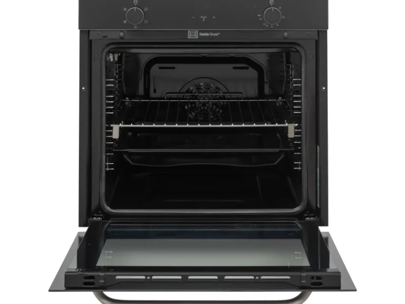 Telefunken Kochfelder<Backofen Einbaubackofen Autark 78 Liter Hot Air Shield 60 cm Einbau Ofen Ohne Kochfeld Schwarz