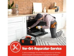 Telefunken Kochfelder<Backofen Einbaubackofen Autark 78 Liter Hot Air Shield 60 cm Einbau Ofen Ohne Kochfeld Schwarz