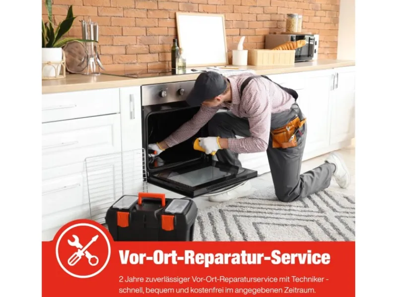 Telefunken Kochfelder<Backofen Einbaubackofen Autark 78 Liter Hot Air Shield 60 cm Einbau Ofen Ohne Kochfeld Schwarz