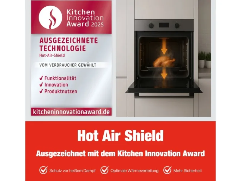 Telefunken Kochfelder<Backofen Einbaubackofen Autark 78 Liter Hot Air Shield 60 cm Einbau Ofen Ohne Kochfeld Schwarz