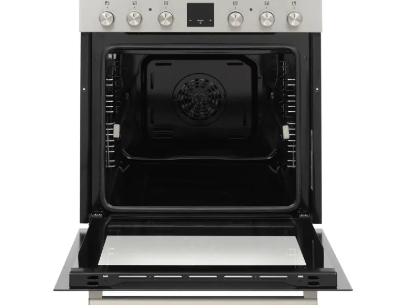 Telefunken Einbauherd-Set Backofen mit Induktionskochfeld 4 Zonen Teleskopauszug 78 Liter B-HS-75-I-I< Einbauküchen|Kochfelder