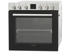 Telefunken Einbauherd-Set Backofen mit Induktionskochfeld 4 Zonen Teleskopauszug 78 Liter B-HS-75-I-I< Einbauküchen|Kochfelder