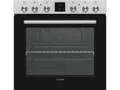 Hot Telefunken Einbauherd-Set Backofen mit Glaskeramik-Kochfeld 4 Zonen Teleskopauszug 78 Liter B-HS-75-C-I