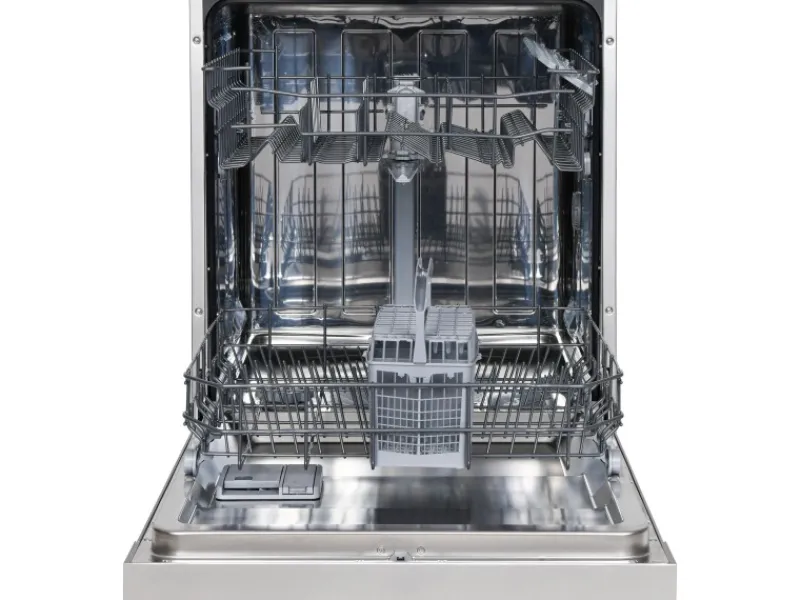 Hot Telefunken Geschirrspüler Unterbau 60 cm Spülmaschine Silber 12 Maßgedecke 6 Programme AquaStop 45 dB GEU6012DI