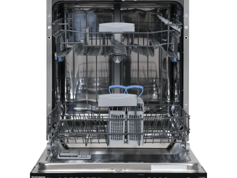 Telefunken Geschirrspüler<Geschirrspüler vollintegriert Einbauspülmaschine 60 cm 12 Maßgedecke 9 Programme AquaStop G-EV-6014-C