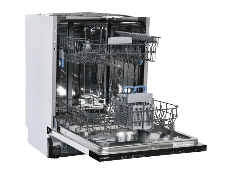Telefunken Geschirrspüler<Geschirrspüler vollintegriert Einbauspülmaschine 60 cm 12 Maßgedecke 9 Programme AquaStop G-EV-6014-C