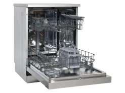 Telefunken Geschirrspüler<Geschirrspüler Freistehend 60 cm Spülmaschine Silber 12 Maßgedecke 6 Programme AquaStop Eco GFS6012DI